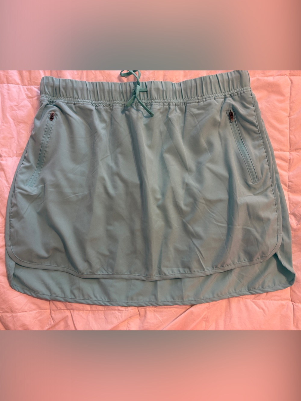 ZeroXposur Teal Drawstring Athletic Skort